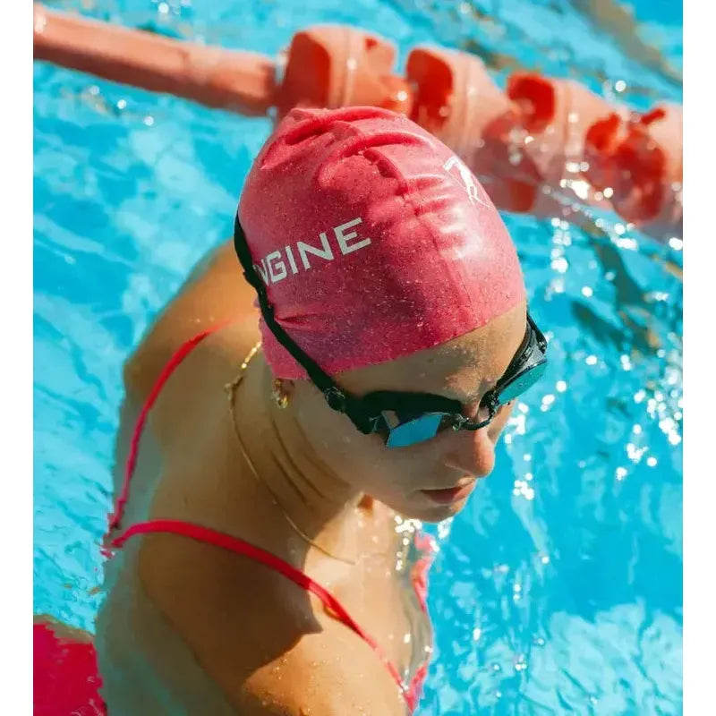 Engine Silicone Swim Cap - Galaxy-Swim Caps-Engine Swim-ONE SIZE-Black-Ashlee Grace Activewear & Swimwear Online