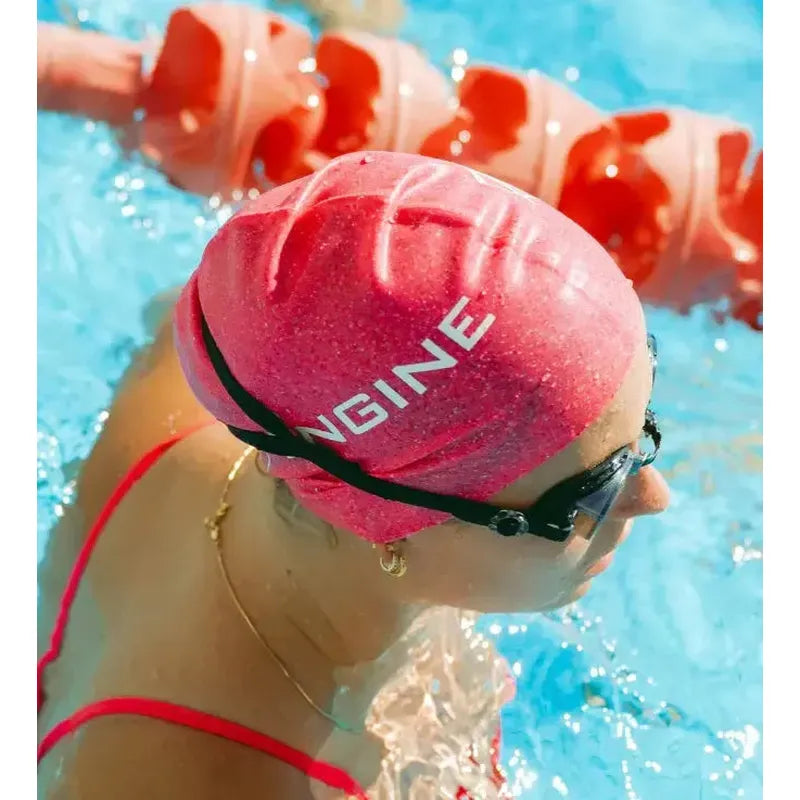 Engine Silicone Swim Cap - Galaxy-Swim Caps-Engine Swim-ONE SIZE-Black-Ashlee Grace Activewear & Swimwear Online