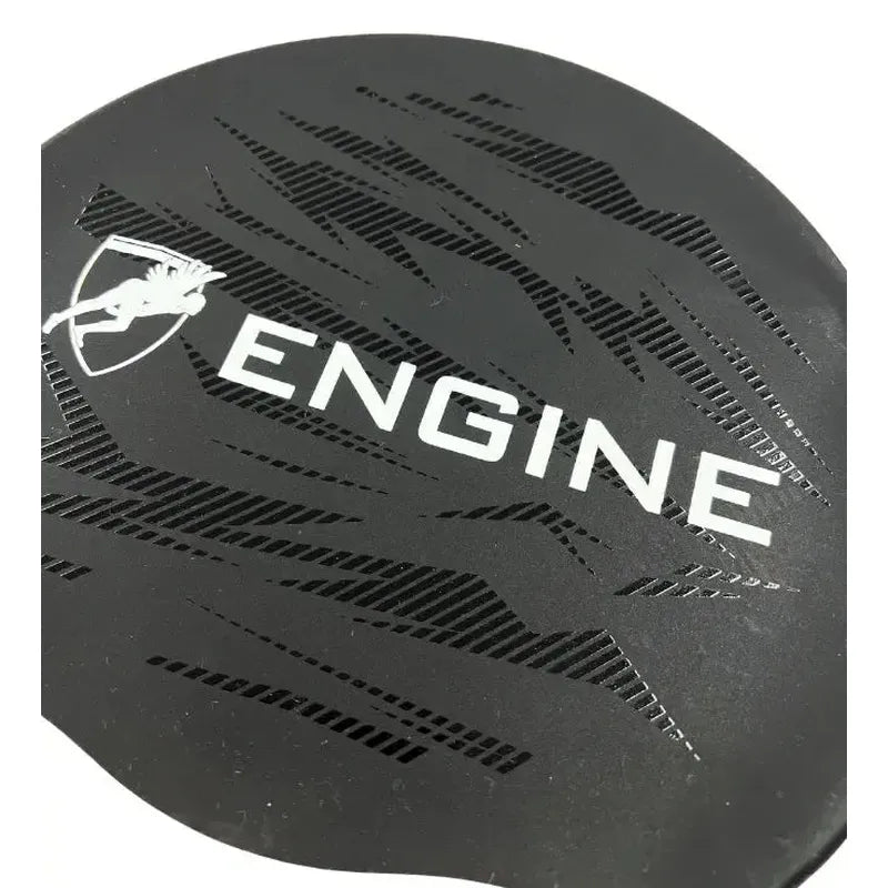 Engine Silicone Swim Cap - Geo-Swim Caps-Engine Swim-ONE SIZE-Black-Ashlee Grace Activewear & Swimwear Online