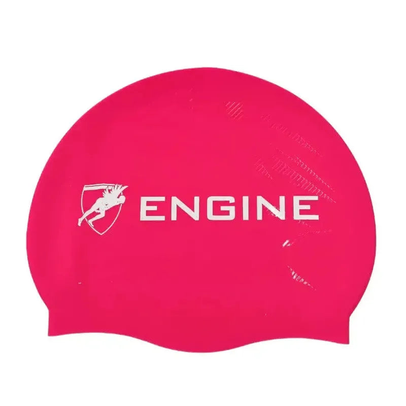 Engine Silicone Swim Cap - Geo-Swim Caps-Engine Swim-ONE SIZE-Pink-Ashlee Grace Activewear & Swimwear Online