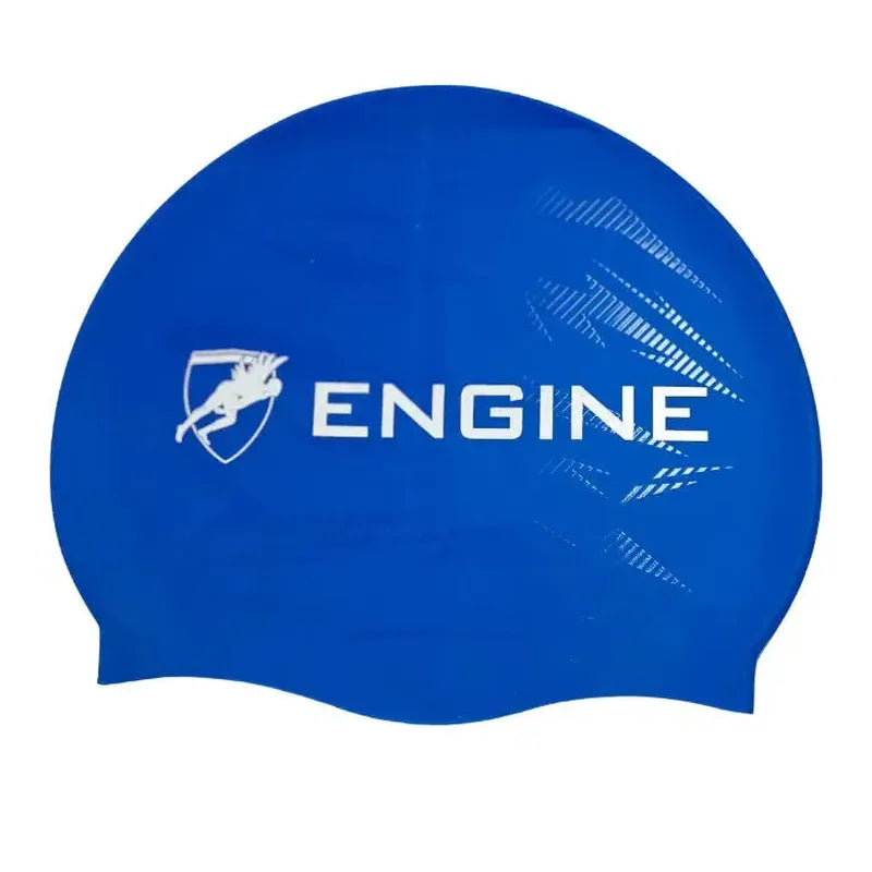 Engine Silicone Swim Cap - Geo-Swim Caps-Engine Swim-ONE SIZE-Royal-Ashlee Grace Activewear & Swimwear Online