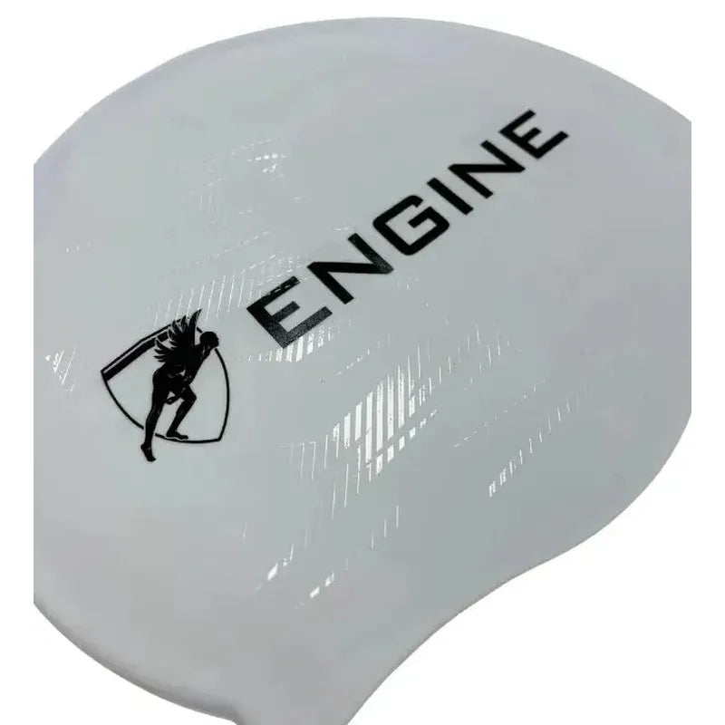 Engine Silicone Swim Cap - Geo-Swim Caps-Engine Swim-ONE SIZE-Black-Ashlee Grace Activewear & Swimwear Online