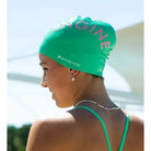 Engine Silicone Swim Cap - Santorini-Swim Caps-Engine Swim-ONE SIZE-Apple-Ashlee Grace Activewear & Swimwear Online