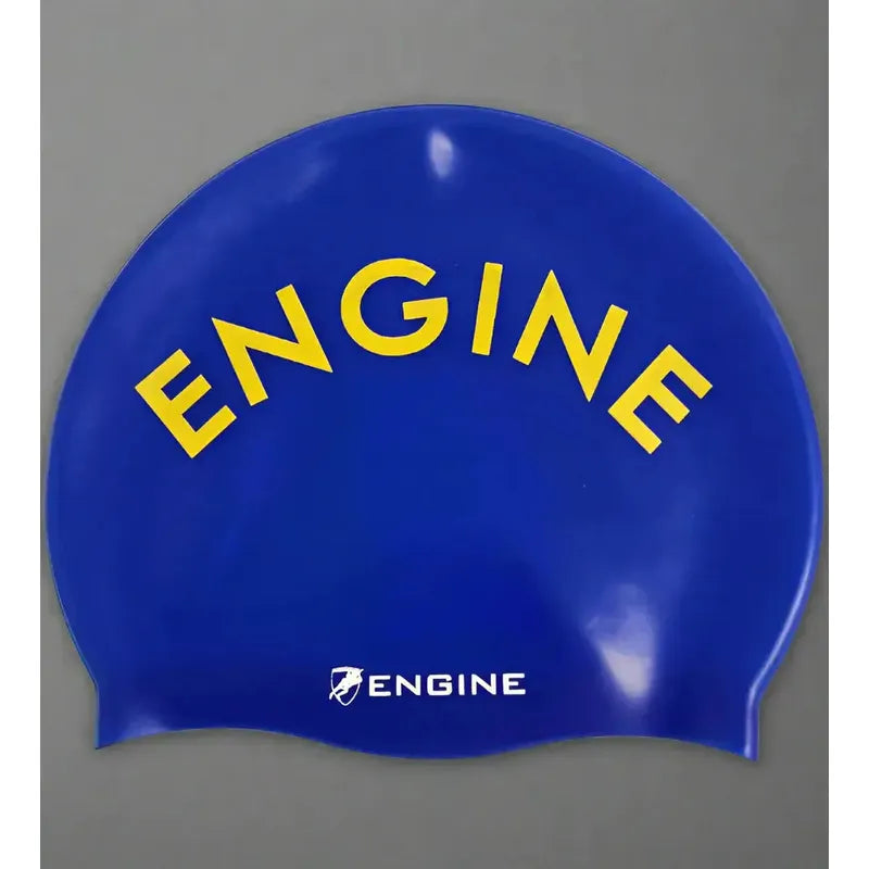 Engine Silicone Swim Cap - Santorini-Swim Caps-Engine Swim-ONE SIZE-Navy-Ashlee Grace Activewear & Swimwear Online