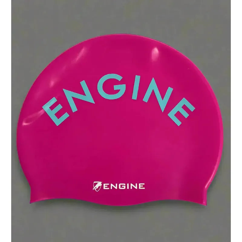 Engine Silicone Swim Cap - Santorini-Swim Caps-Engine Swim-ONE SIZE-Raspberry-Ashlee Grace Activewear & Swimwear Online
