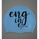 Engine Silicone Swim Cap - Signature-Swim Caps-Engine Swim-ONE SIZE-Cornflower Blue-Ashlee Grace Activewear & Swimwear Online