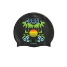 Engine Silicone Swim Cap - Sunset-Swim Caps-Engine Swim-ONE SIZE-Black-Ashlee Grace Activewear & Swimwear Online
