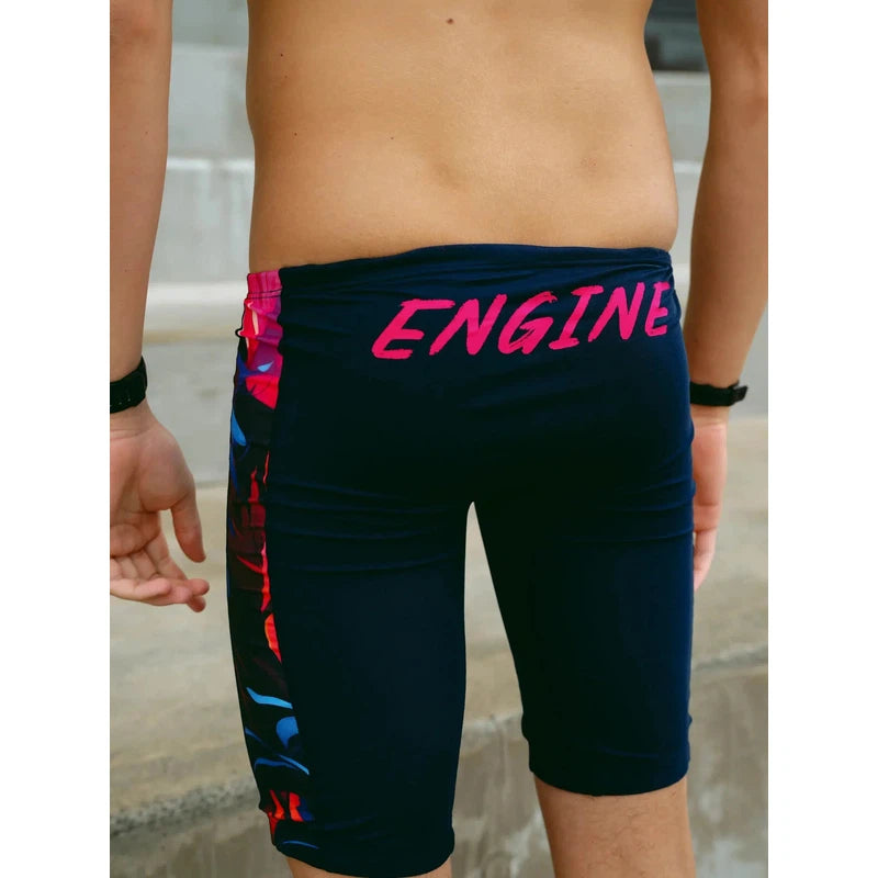 Engine Spliced Poly Jammer | Avatar-Swimwear-Engine Swim-B8-Navy-Ashlee Grace Activewear & Swimwear Online