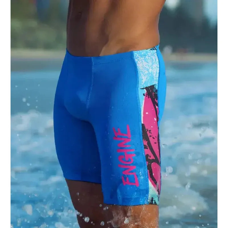 Engine Spliced Poly Jammer | Spindrift-Swimwear-Engine Swim-B8-Royal-Ashlee Grace Activewear & Swimwear Online