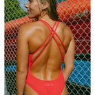Engine Tahiti Tower One Piece-Swimwear-Engine Swim-G12-Wonderland Pink-Ashlee Grace Activewear & Swimwear Online
