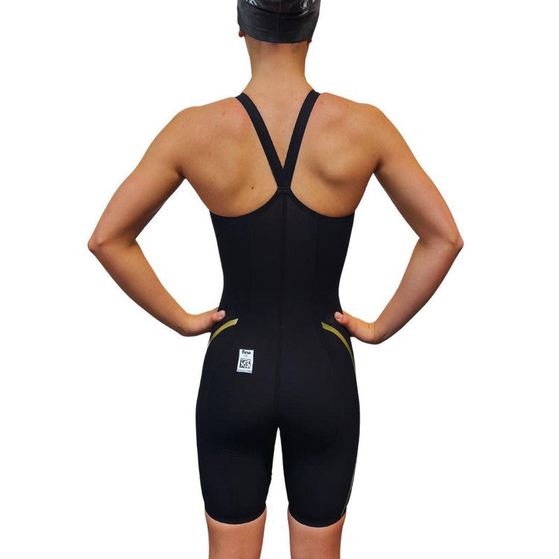 Engine Wingskin Bullet Female | Closed Back Kneeskin-Swimwear-Engine Swim-F18-Black+Gold-Ashlee Grace Activewear & Swimwear Online