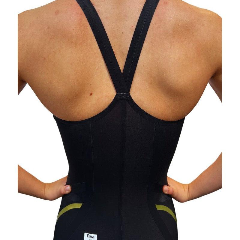 Engine Wingskin Bullet Female | Closed Back Kneeskin-Swimwear-Engine Swim-F18-Black+Gold-Ashlee Grace Activewear & Swimwear Online