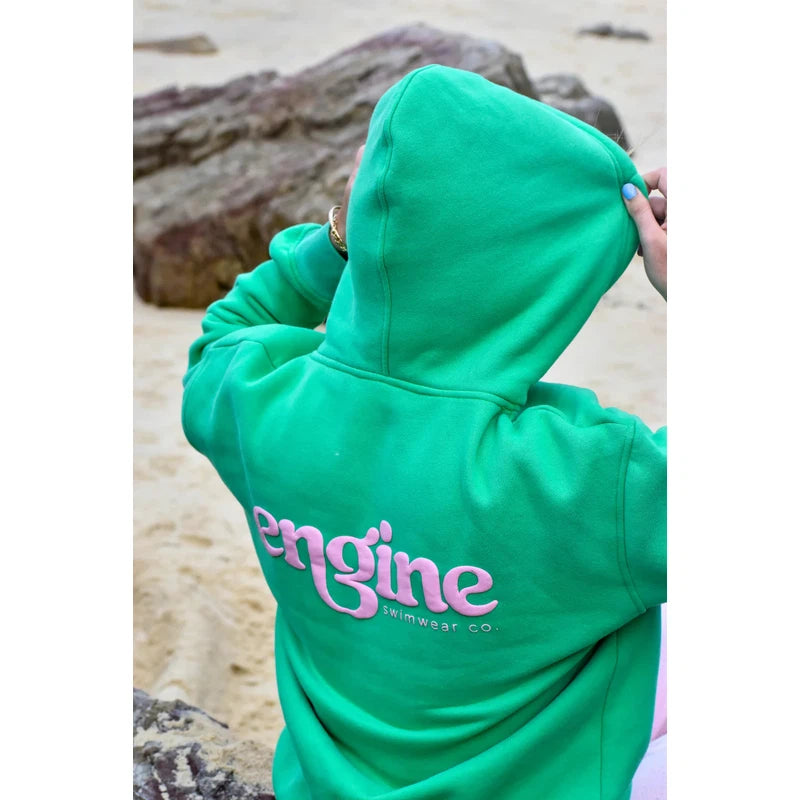 Engine Womens Hoodie | Foam Logo-Apparel-Engine Swim-2XS-Pistachio-Ashlee Grace Activewear & Swimwear Online