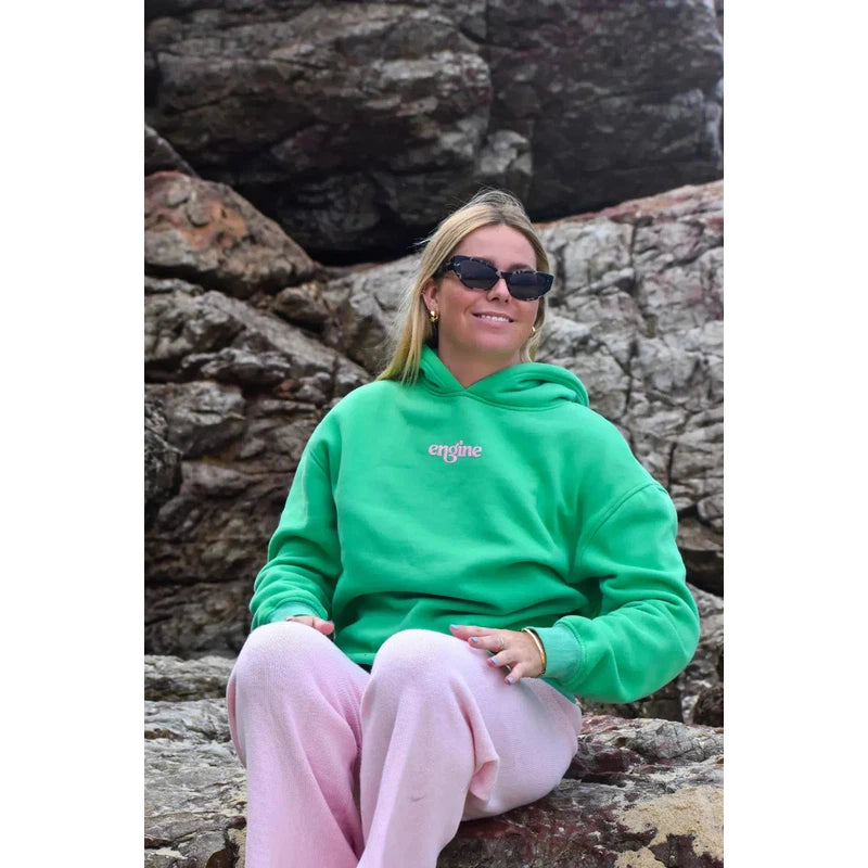 Engine Womens Hoodie | Foam Logo-Apparel-Engine Swim-2XS-Pistachio-Ashlee Grace Activewear & Swimwear Online