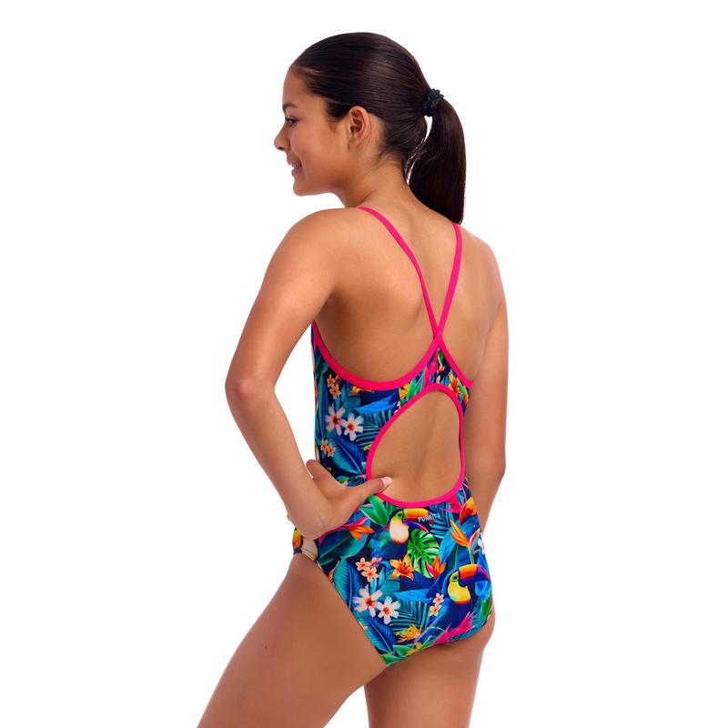 Funkita Girl's Diamond Back One Piece | Birdie Wordie-Swimwear-Funkita-8-Birdie Wordie-Ashlee Grace Activewear & Swimwear Online