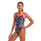 Funkita Girl's Diamond Back One Piece | Birdie Wordie-Swimwear-Funkita-8-Birdie Wordie-Ashlee Grace Activewear & Swimwear Online
