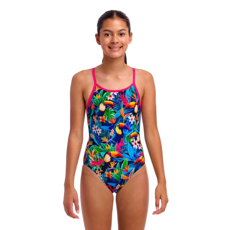 Funkita Girl's Diamond Back One Piece | Birdie Wordie-Swimwear-Funkita-8-Birdie Wordie-Ashlee Grace Activewear & Swimwear Online