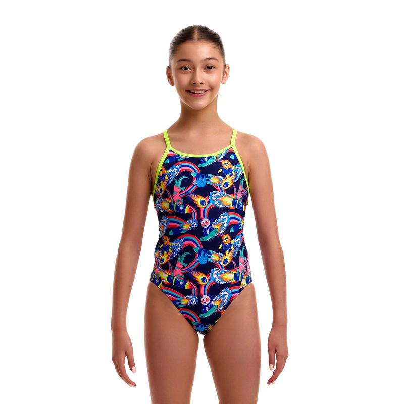 Funkita Girl's Diamond Back One Piece | Blast Buddies-Swimwear-Funkita-8-Blast Buddies-Ashlee Grace Activewear & Swimwear Online