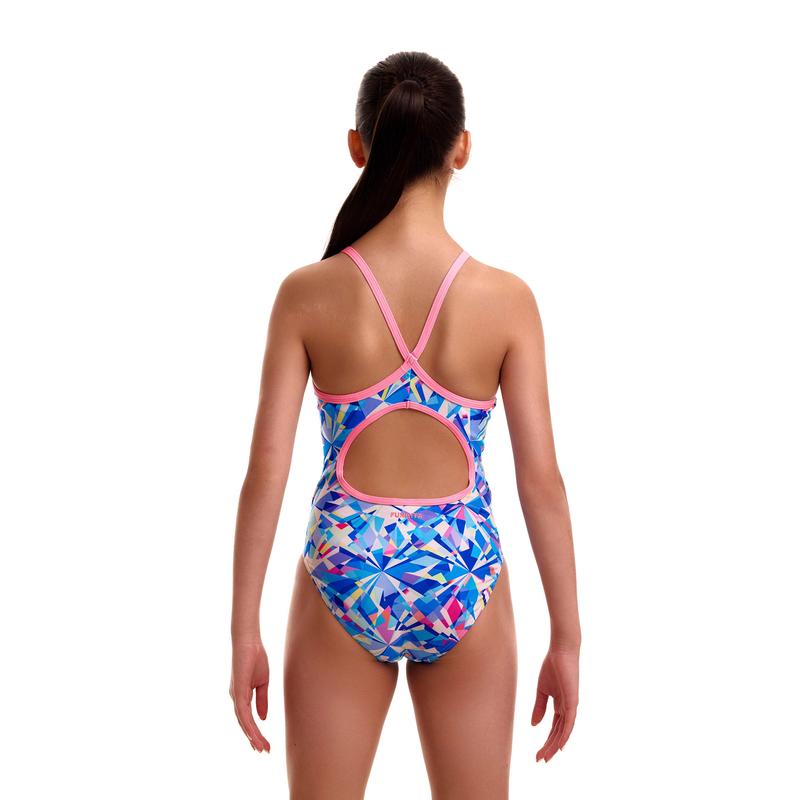 Funkita Girl's Diamond Back One Piece | Crystal Mess-Swimwear-Funkita-8-Crystal Mess-Ashlee Grace Activewear & Swimwear Online