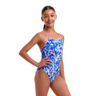 Funkita Girl's Diamond Back One Piece | Crystal Mess-Swimwear-Funkita-8-Crystal Mess-Ashlee Grace Activewear & Swimwear Online