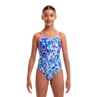 Funkita Girl's Diamond Back One Piece | Crystal Mess-Swimwear-Funkita-8-Crystal Mess-Ashlee Grace Activewear & Swimwear Online