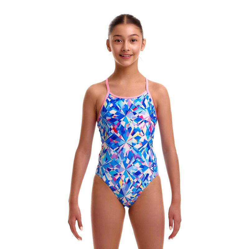 Funkita Girl's Diamond Back One Piece | Crystal Mess-Swimwear-Funkita-8-Crystal Mess-Ashlee Grace Activewear & Swimwear Online