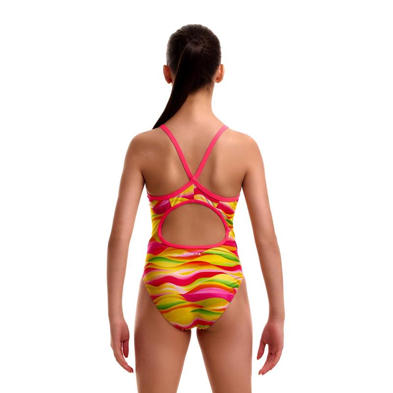 Funkita Girl's Diamond Back One Piece | Custard Cakes-Swimwear-Funkita-8-Custard Cakes-Ashlee Grace Activewear & Swimwear Online