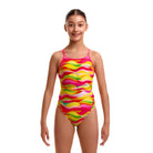 Funkita Girl's Diamond Back One Piece | Custard Cakes-Swimwear-Funkita-8-Custard Cakes-Ashlee Grace Activewear & Swimwear Online