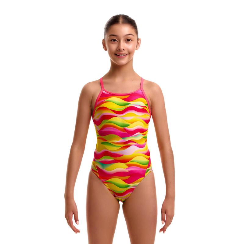 Funkita Girl's Diamond Back One Piece | Custard Cakes-Swimwear-Funkita-8-Custard Cakes-Ashlee Grace Activewear & Swimwear Online