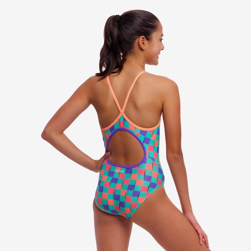Funkita Girl's Diamond Back One Piece | Flip Flop-Swimwear-Funkita-8-Flip Flop-Ashlee Grace Activewear & Swimwear Online