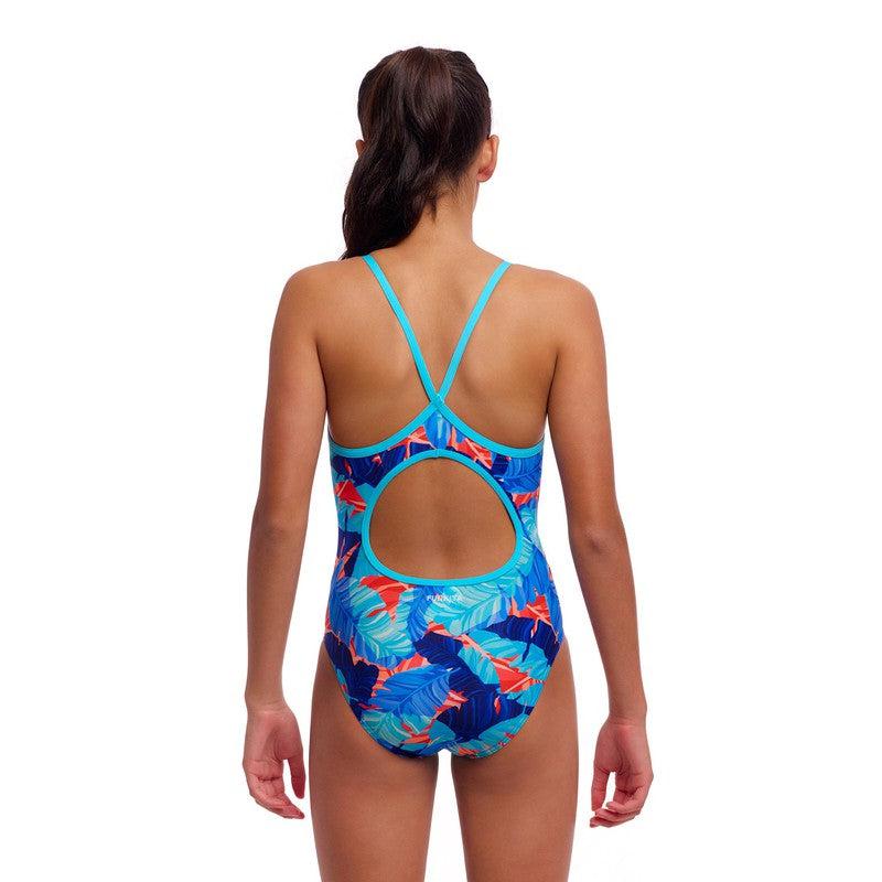 Funkita Girl's Diamond Back One Piece | Lotsa Leaves-Swimwear-Funkita-8-Lotsa Leaves-Ashlee Grace Activewear & Swimwear Online