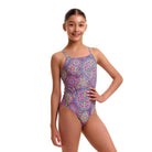 Funkita Girl's Diamond Back One Piece | Love Lacy-Swimwear-Funkita-8-Love Lacy-Ashlee Grace Activewear & Swimwear Online
