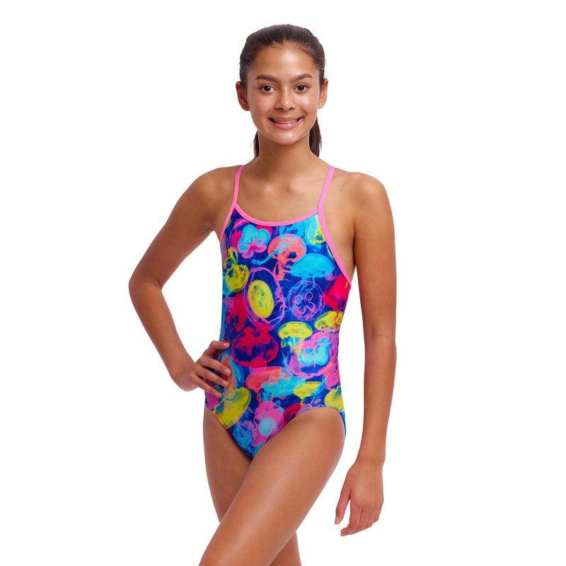 Funkita Girl's Diamond Back One Piece | Sting Stung-Swimwear-Funkita-8-Sting Stung-Ashlee Grace Activewear & Swimwear Online