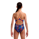 Funkita Girl's Diamond Back One Piece | Weedy One-Swimwear-Funkita-8-Weedy One-Ashlee Grace Activewear & Swimwear Online