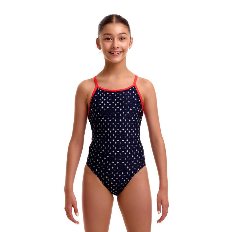 Funkita Girl's Diamond Secure One Piece | Very Cross-Swimwear-Funkita-8-Very Cross-Ashlee Grace Activewear & Swimwear Online