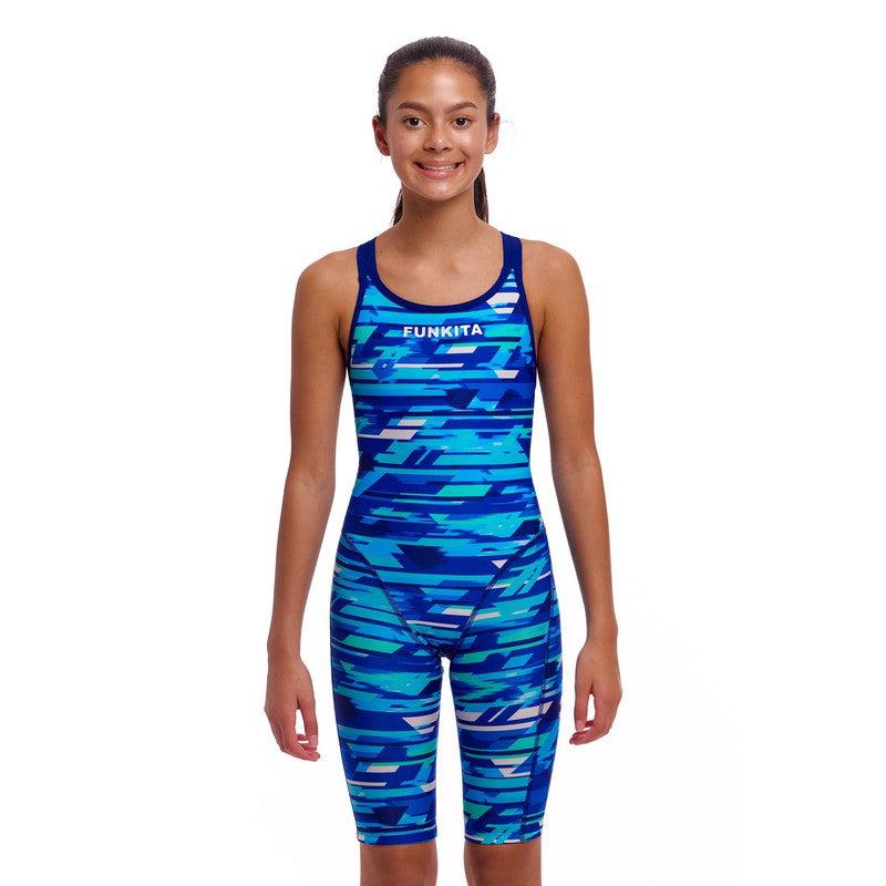 Funkita Girls Fast Legs One Piece | Pace Racer-Swimwear-Funkita-24-Pace Racer-Ashlee Grace Activewear & Swimwear Online