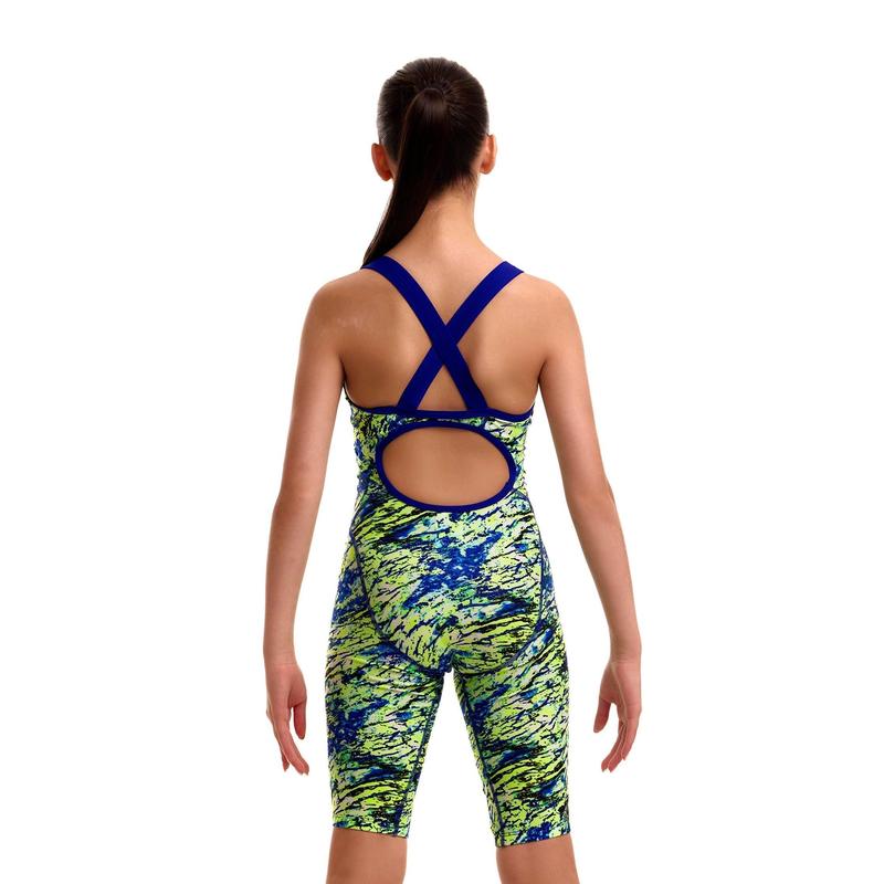 Funkita Girls Fast Legs One Piece | Scaled Back-Swimwear-Funkita-24-Scaled Back-Ashlee Grace Activewear & Swimwear Online