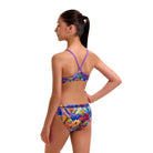 Funkita Girls Racerback Two Piece | Austin Flowers-Swimwear-Funkita-8-Austin Flowers-Ashlee Grace Activewear & Swimwear Online