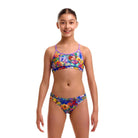 Funkita Girls Racerback Two Piece | Austin Flowers-Swimwear-Funkita-8-Austin Flowers-Ashlee Grace Activewear & Swimwear Online