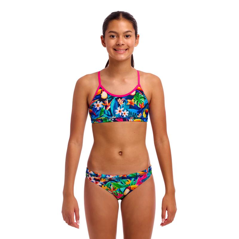 Funkita Girls Racerback Two Piece | Birdie Wordie-Swimwear-Funkita-8-Birdie Wordie-Ashlee Grace Activewear & Swimwear Online