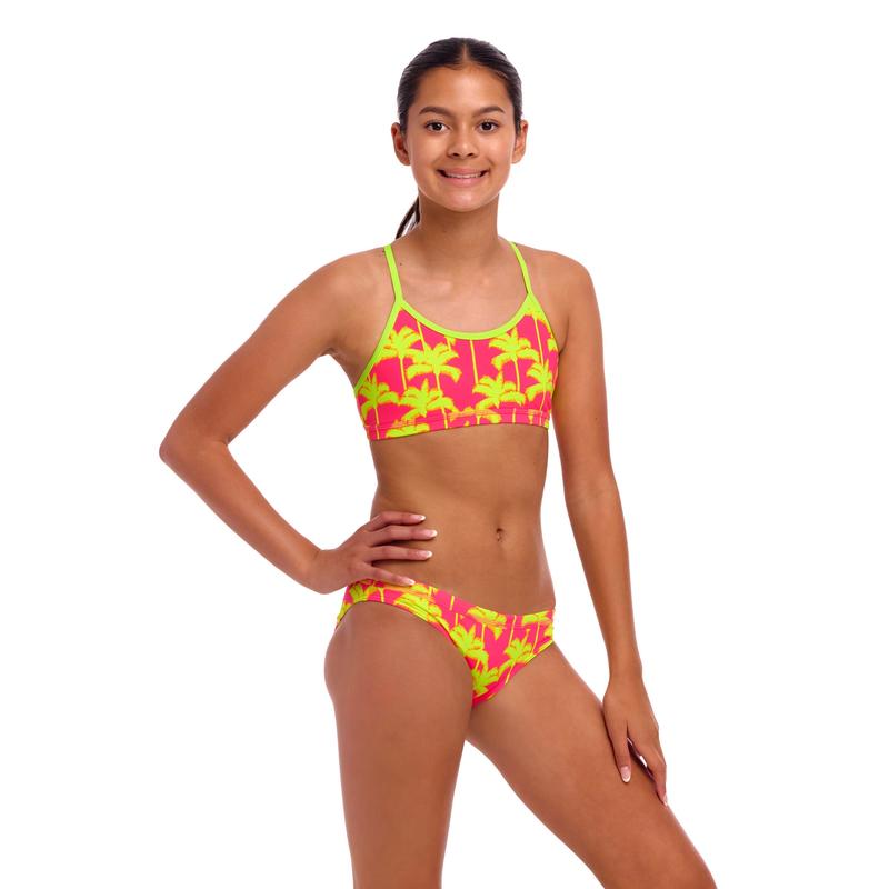 Funkita Girls Racerback Two Piece | Sweet Coconuts-Swimwear-Funkita-8-Sweet Coconuts-Ashlee Grace Activewear & Swimwear Online