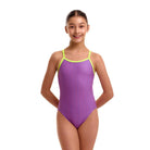 Funkita Girls Single Strap One Piece | Berry Crush-Swimwear-Funkita-8-Berry Crush-Ashlee Grace Activewear & Swimwear Online