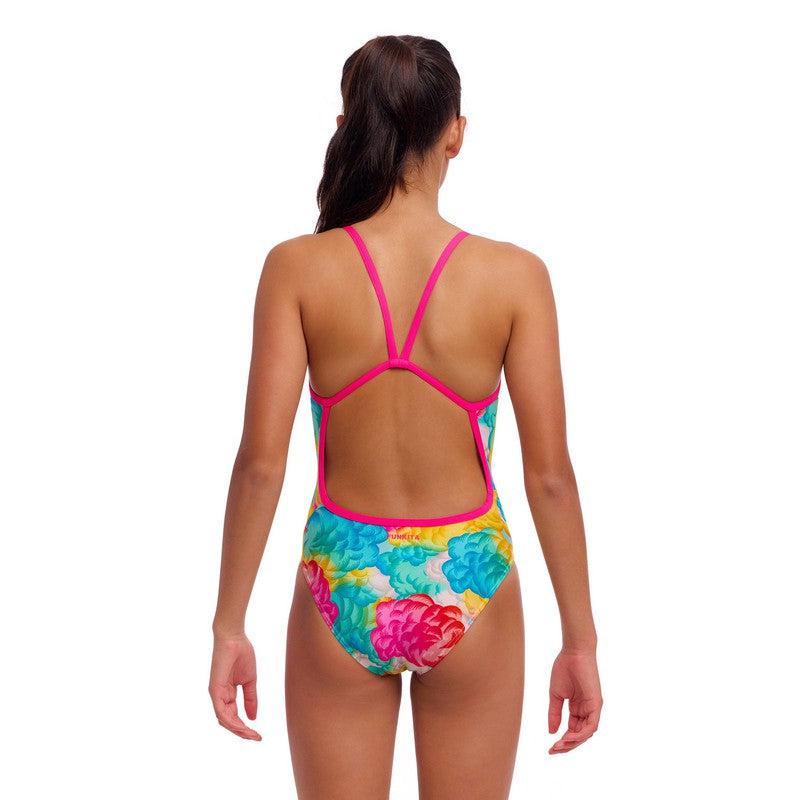 Funkita Girls Single Strap One Piece | Cloudy Colours-Swimwear-Funkita-8-Cloudy Colours-Ashlee Grace Activewear & Swimwear Online