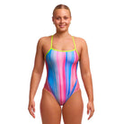 Funkita Girls Single Strap One Piece | Curtain Call-Swimwear-Funkita-8-Curtain Call-Ashlee Grace Activewear & Swimwear Online