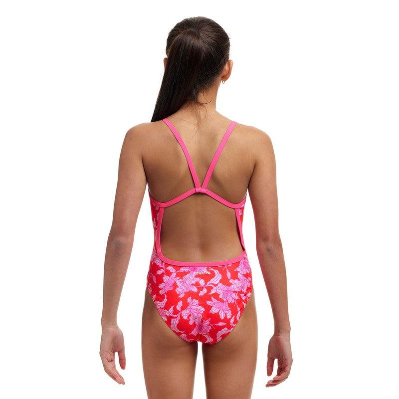 Funkita Girls Single Strap One Piece | Fire Flyer-Swimwear-Funkita-8-Fire Flyer-Ashlee Grace Activewear & Swimwear Online