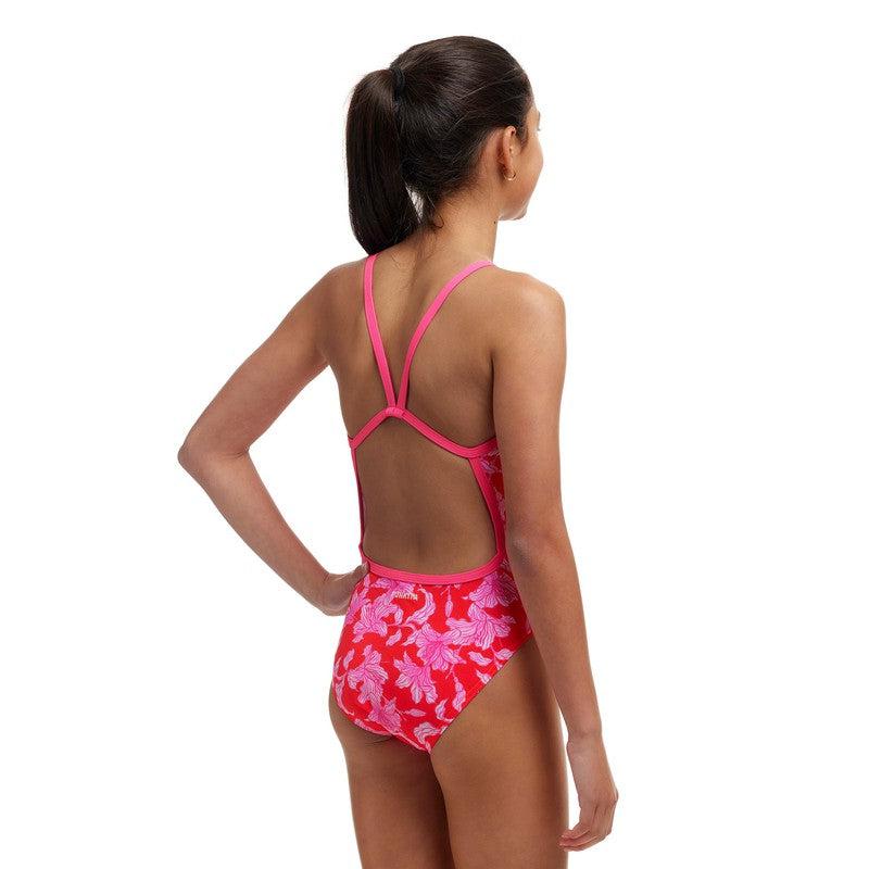 Funkita Girls Single Strap One Piece | Fire Flyer-Swimwear-Funkita-8-Fire Flyer-Ashlee Grace Activewear & Swimwear Online