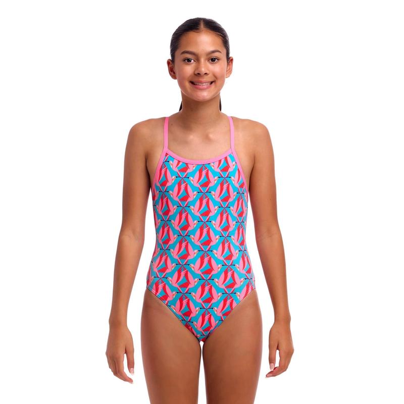Funkita Girls Single Strap One Piece | Hummy Bunny-Swimwear-Funkita-8-Hummy Bunny-Ashlee Grace Activewear & Swimwear Online