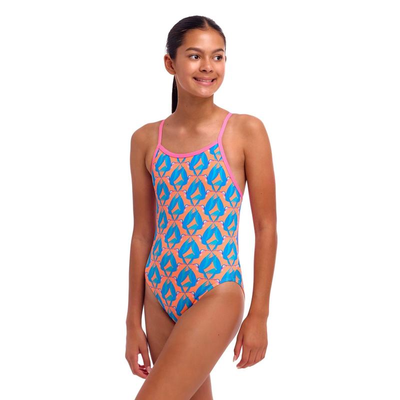 Funkita Girls Single Strap One Piece | In A Flap-Swimwear-Funkita-8-In A Flap-Ashlee Grace Activewear & Swimwear Online