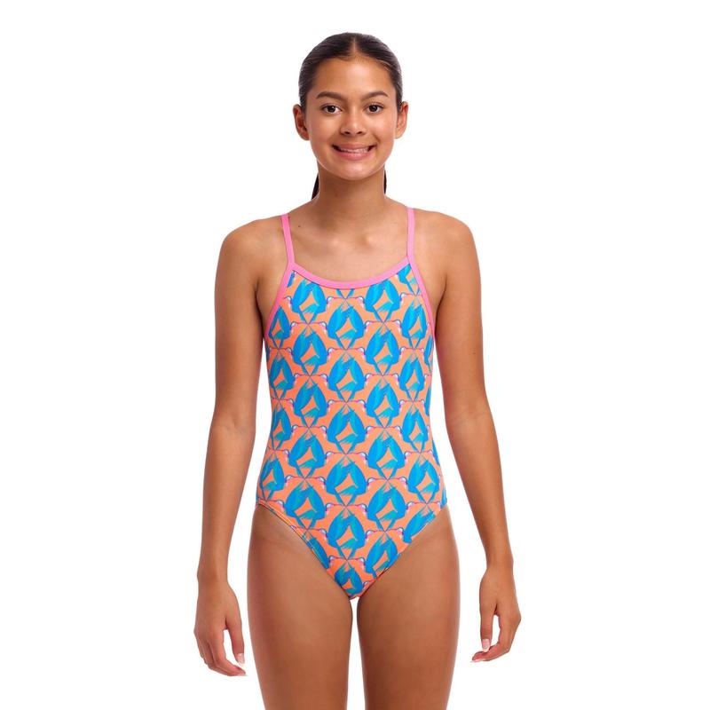 Funkita Girls Single Strap One Piece | In A Flap-Swimwear-Funkita-8-In A Flap-Ashlee Grace Activewear & Swimwear Online