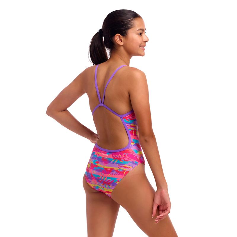 Funkita Girls Single Strap One Piece | Leave In-Swimwear-Funkita-8-Leave In-Ashlee Grace Activewear & Swimwear Online